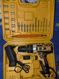 cordless drill set screw , drill and impact option