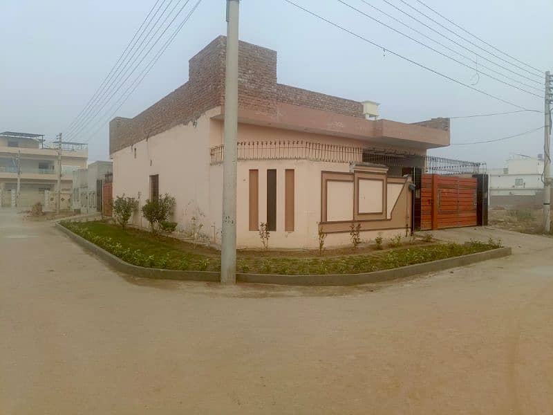 10 Marla corner house for sale in Fatima Jinnah town A  block 0