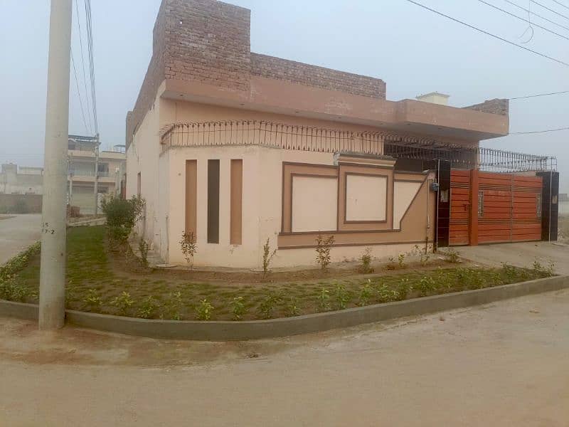 10 Marla corner house for sale in Fatima Jinnah town A  block 2