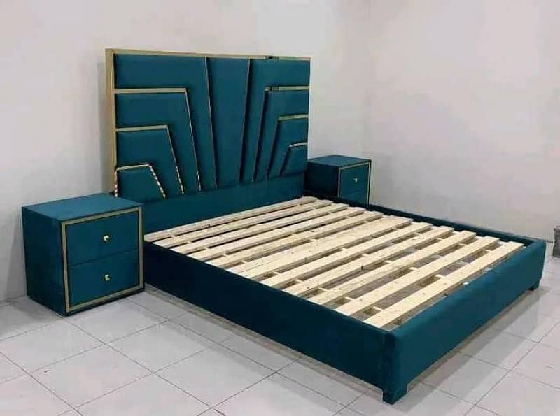 king size bed with two side tables 1