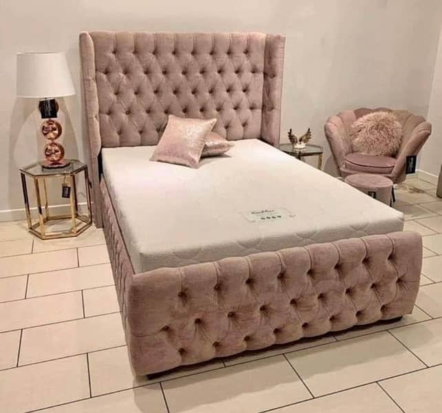 king size bed with two side tables 2