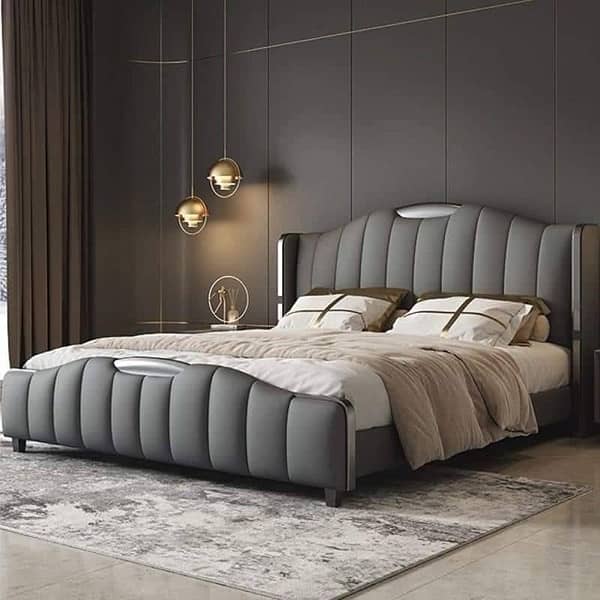 king size bed with two side tables 9