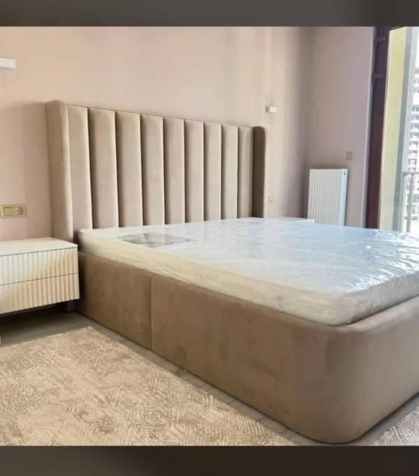 king size bed with two side tables 17