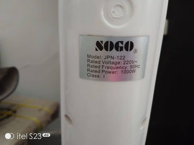 Sogo Pedestal fan style heater 0