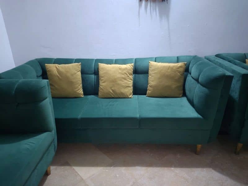 7-Seater Plush Cushioned Sofa Set 0