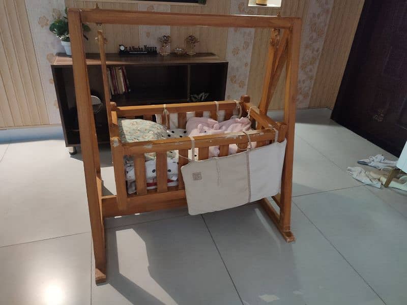 Baby cot | kids bed | Wooden cot | kids cot | Baby bed| Baby swing 4