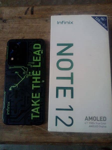 infinix note 12   6+5 ram 128 memory 4