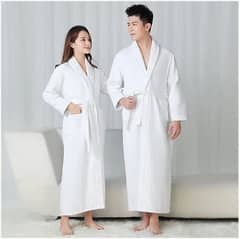 Premium waffle bathrobe for couple (set of 2)