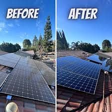 Solar panel dust and water system cleaning brush steelrod 03334804778 1