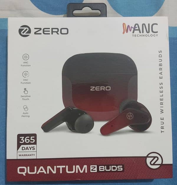 Quantum Z Buds (Flame Red) - Like New | Premium Sound | 2-3 Days Used 2