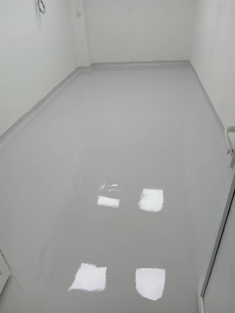 epoxy flooring/ vinyl flooring/ paint work/ aluminium window door 14