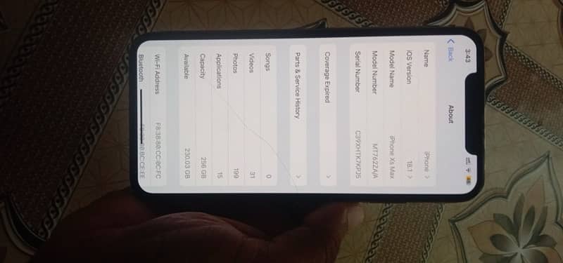 IPhone Xs Max 256GB with Box 9