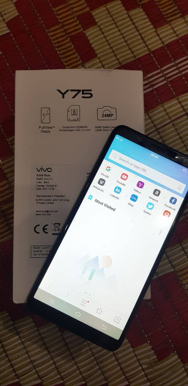 Vivo 6 128 Box Complete 12