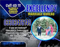 Marriage Bureau/Abroad/Proposals/Online Rishta/Match Maker/shadi