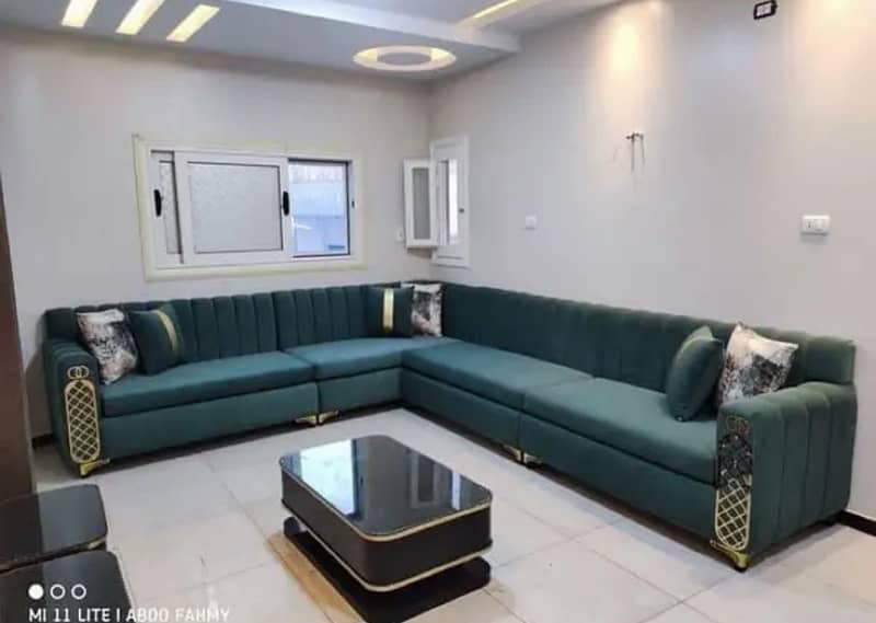 6 seater L Shaped sofa set 3