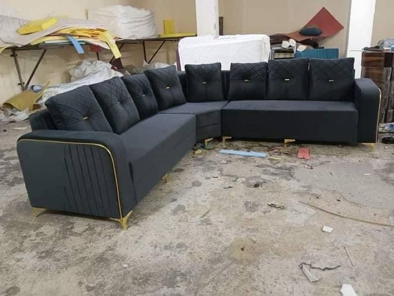 6 seater L Shaped sofa set 7