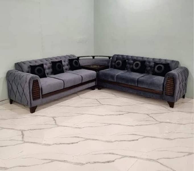 6 seater L Shaped sofa set 10