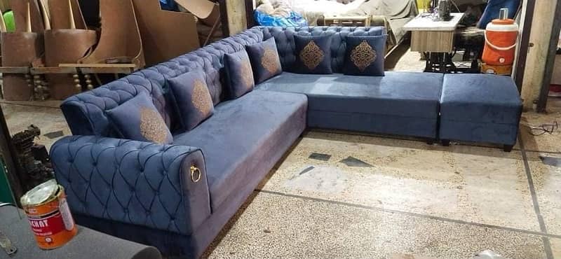 6 seater L Shaped sofa set 11