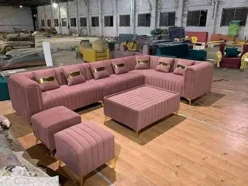 6 seater L Shaped sofa set 13