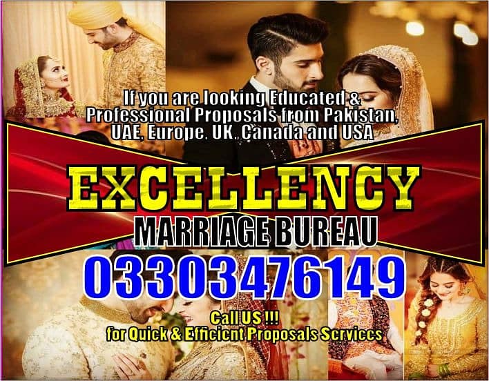 Marriage Bureau/Abroad/Proposals/Online Rishta/Match Maker/shadi 0