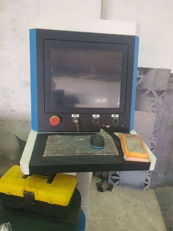 Senfeng 3015G Fiber Laser Machine with 10ft Bending Press 1