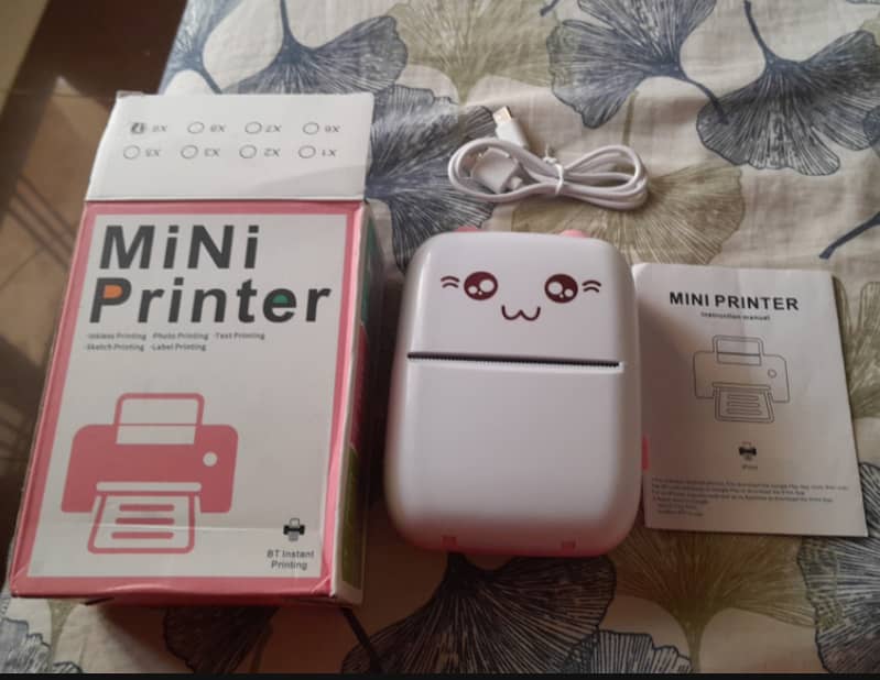 Pocket inkless mini printer Bluetooth 0