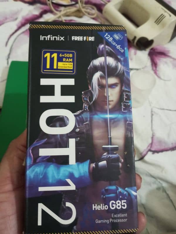 INFINIX Hot 12. . . . 6+5GB/128GB. 5000mah  batry. with. complt box 7