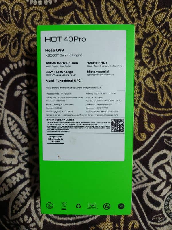 infinix Hot 40 Pro Sale Urgent 3