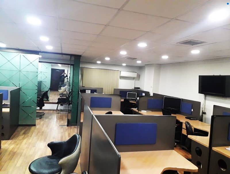 850 Sqft Fully Furnished Corporate Office Main Boulevard Gulberg Lahore for Rent 0