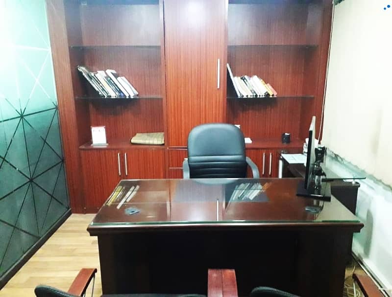 850 Sqft Fully Furnished Corporate Office Main Boulevard Gulberg Lahore for Rent 2