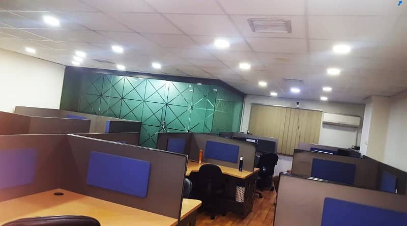 850 Sqft Fully Furnished Corporate Office Main Boulevard Gulberg Lahore for Rent 3