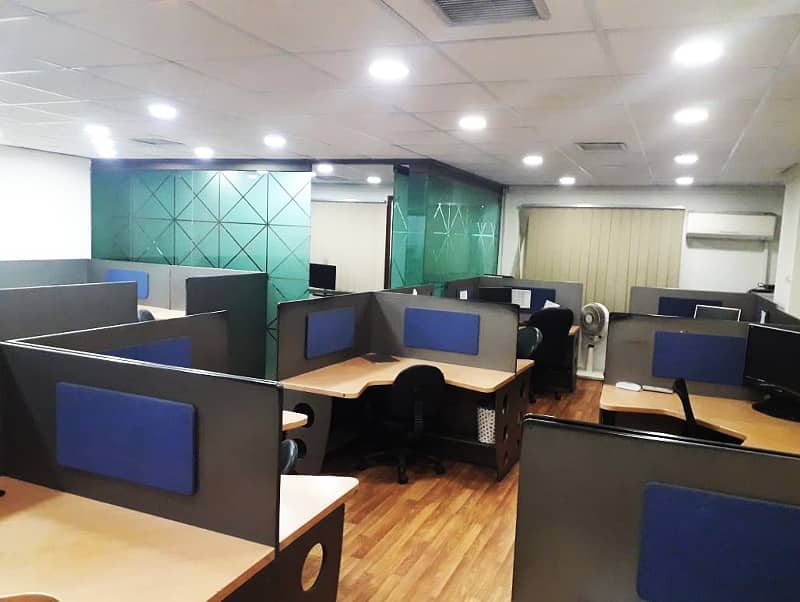 850 Sqft Fully Furnished Corporate Office Main Boulevard Gulberg Lahore for Rent 5