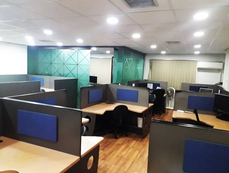 850 Sqft Fully Furnished Corporate Office Main Boulevard Gulberg Lahore for Rent 7