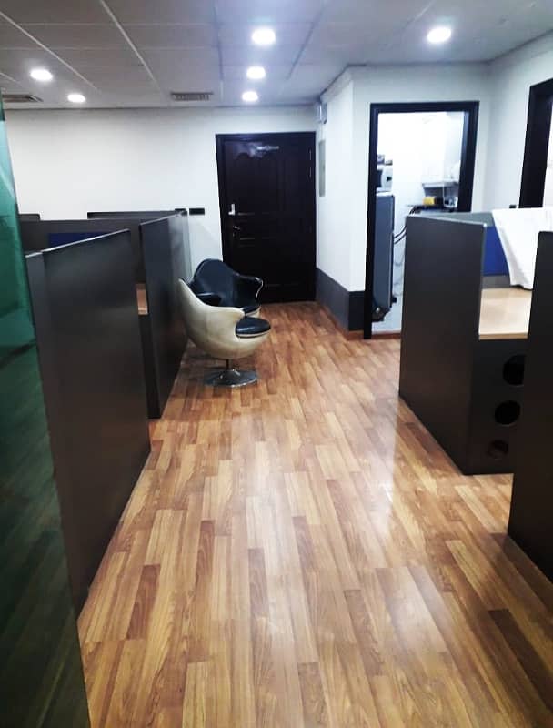 850 Sqft Fully Furnished Corporate Office Main Boulevard Gulberg Lahore for Rent 8