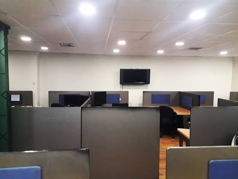 850 Sqft Fully Furnished Corporate Office Main Boulevard Gulberg Lahore for Rent 10