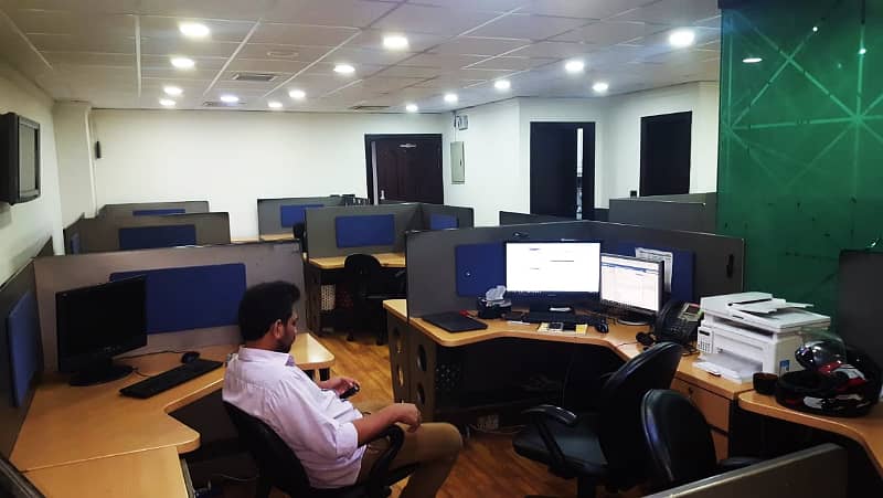 850 Sqft Fully Furnished Corporate Office Main Boulevard Gulberg Lahore for Rent 11