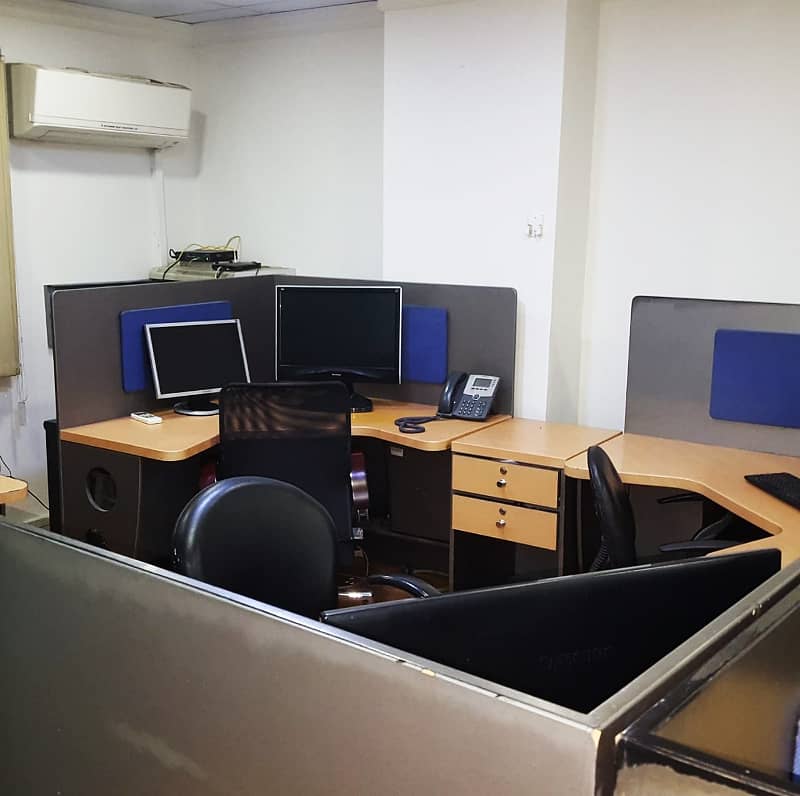 850 Sqft Fully Furnished Corporate Office Main Boulevard Gulberg Lahore for Rent 12