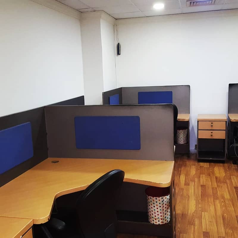 850 Sqft Fully Furnished Corporate Office Main Boulevard Gulberg Lahore for Rent 13