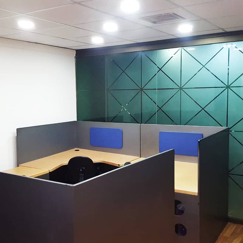 850 Sqft Fully Furnished Corporate Office Main Boulevard Gulberg Lahore for Rent 14