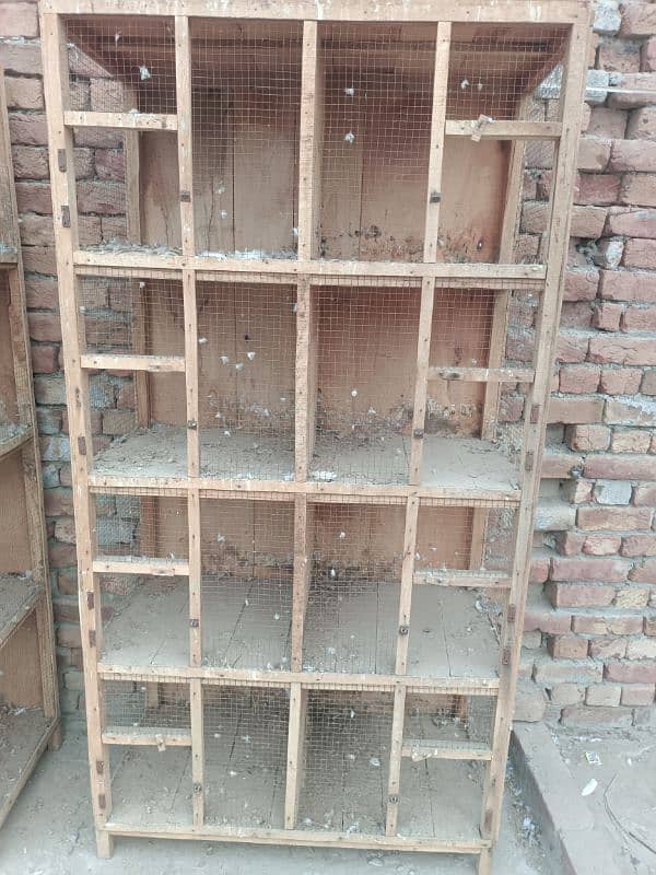 2 wooden cages for sale best for pigeons breeding 1