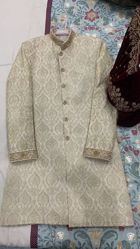 Groom sherwani and a turban 1