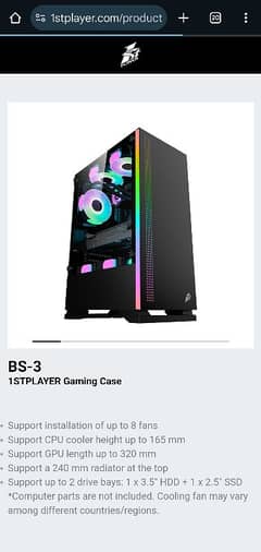 gaming pc  for sale specs in picture and description asking 57k for it