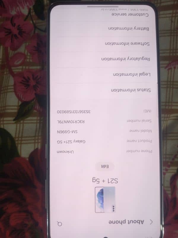 SAMSUNG S21+5g for sale 7