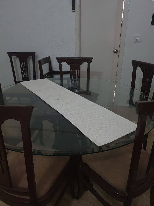 Pure sheesham wood dining table 0