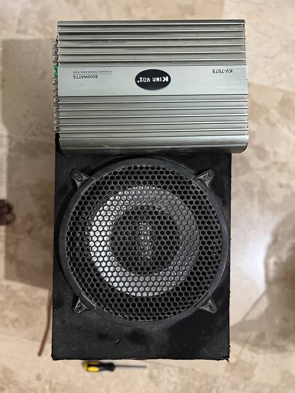 Amplifier and woofer for sell 3