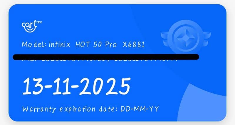 Infinix hot 50 pro 8+8/128 full warranty 1