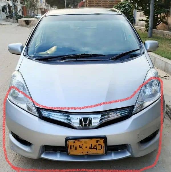 i Need front complete bumper of Honda Fit Shuttle 2012 model 2