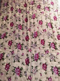 New homemade cotton single blanket pair bast condition