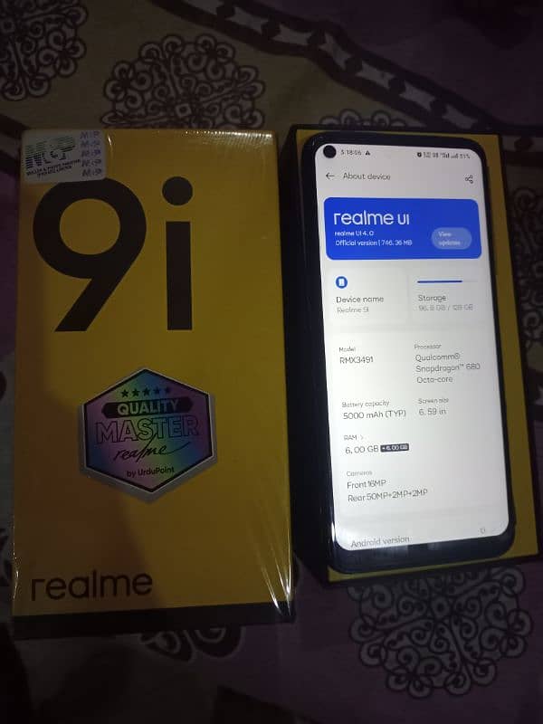 Realme 9i 6+6/128 Lush Condition With AI Features 2