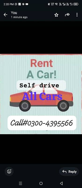 Rent a Car without driver/ Self driver/ car rental/ car for rent 0